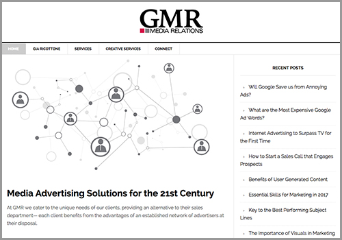 GMR Media Relations web site